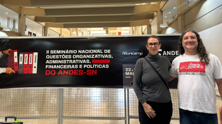 ADUFSCar participa de Seminário sobre organização sindical, financiamento e democracia interna