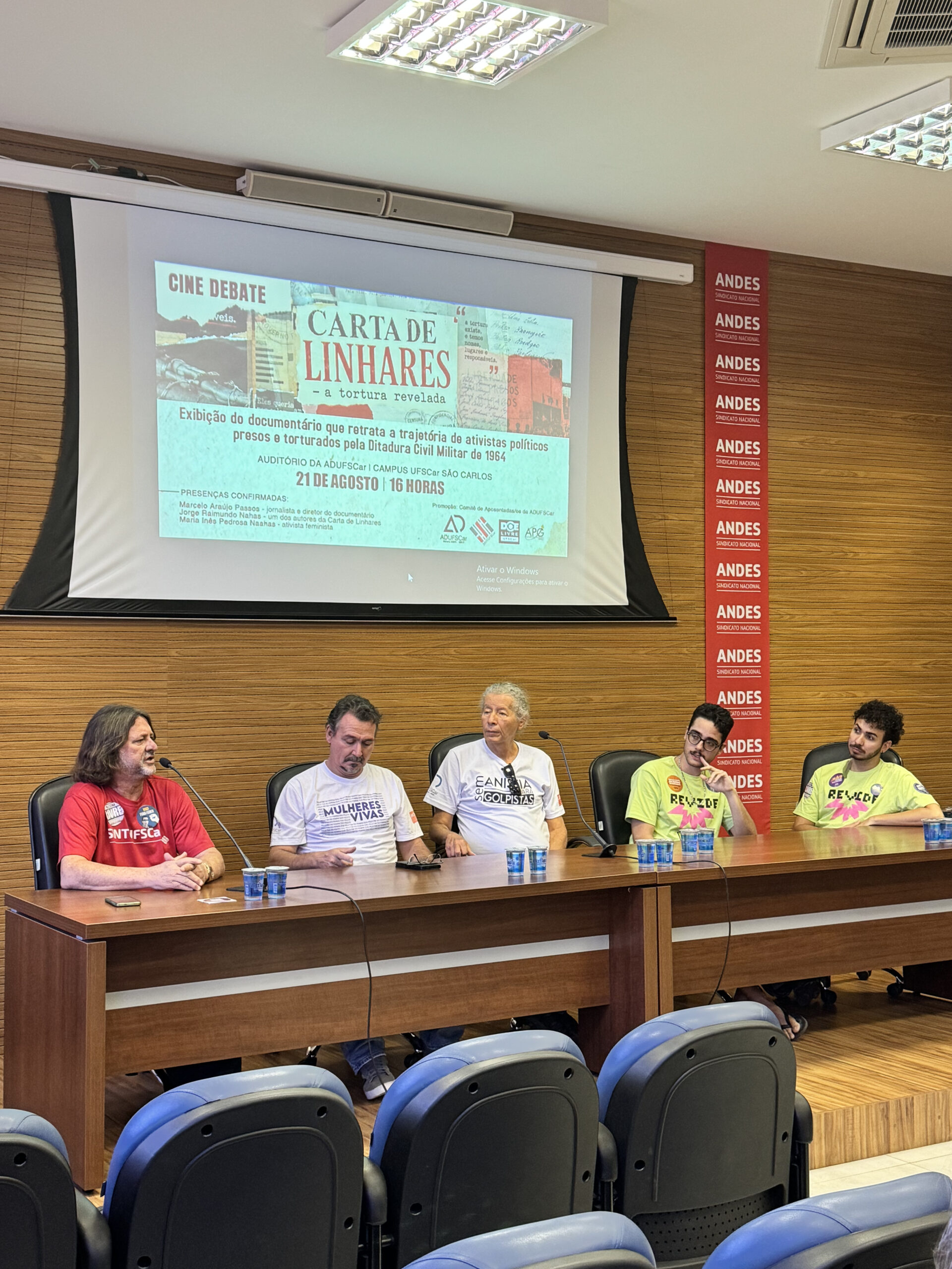 ADUFSCar contribui com os debates do segundo dia do Encontro Nacional do PROIFES
